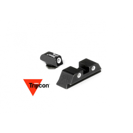 Przyżądy celownicze Trijicon GL01: Glock 3 Dot Green Front & Rear Night Sights