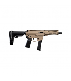 Angstadt Arms UDP-9 9MM Pistol6” SB Tactical SBA3 brace - FDE